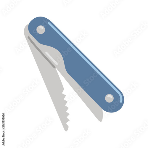 Foto Compact multitool, penknife for camping, hiking and outdoor repairs