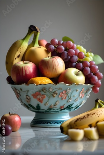 still life with fruits