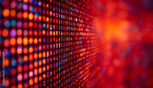 LED screen texture abstract background close up	
