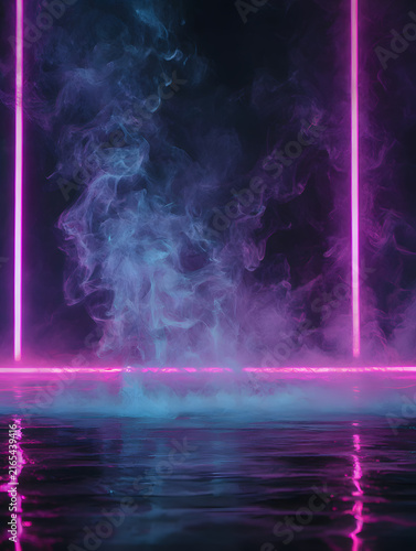 lightning in the water