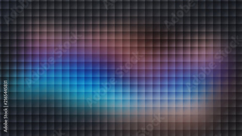 Фотография Gradient pixel pattern displays shifting shades of blue and mauve