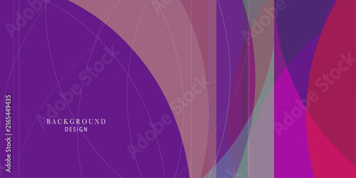 Line curve transparent layer pastel purple multipurpose abstract background banner
