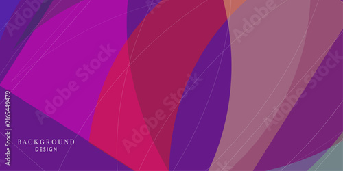 Line curve transparent layer pastel purple multipurpose abstract background banner