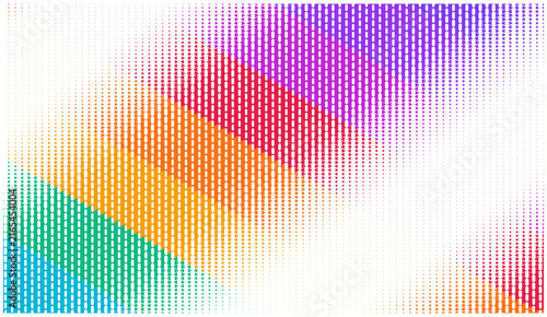 Abstract rainbow background with wavy vertical lines