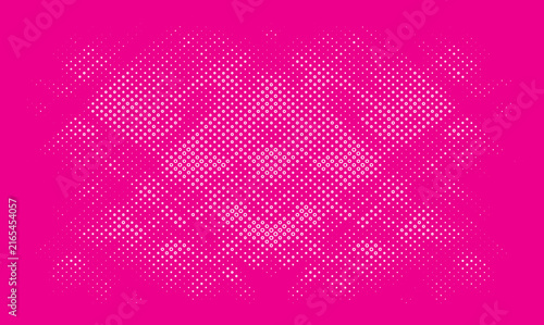 Pink background with white dots pattern