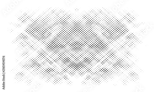 Abstract gray halftone dots pattern texture