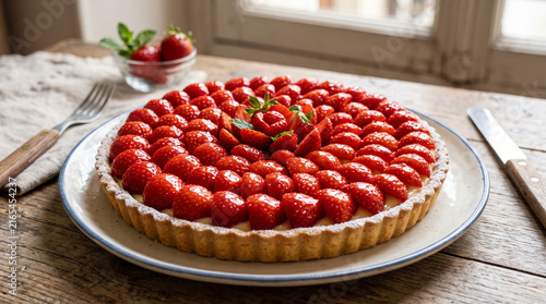 strawberry cheesecake with cherry
