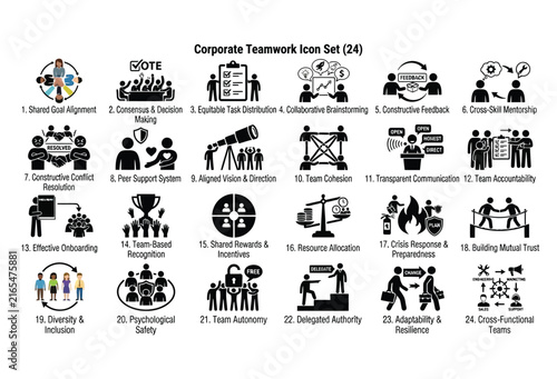Ergonomic chair icon flat vector illustration for office environments