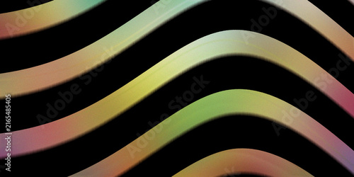 Wavy colorful lines pattern with golden gradients for modern backgrounds.