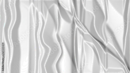Fotografía White satin fabric with soft folds and smooth curves