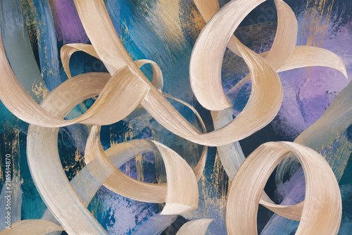 abstract background made of glossy spheres