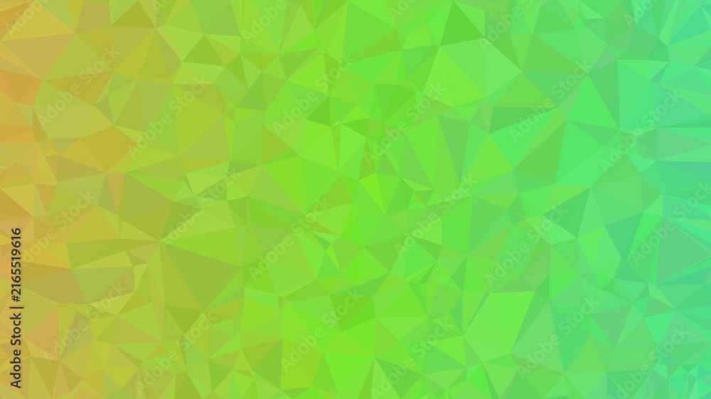Obraz premium Vibrant polygonal texture with gradient of yellow and green for background use and artistic presentations.