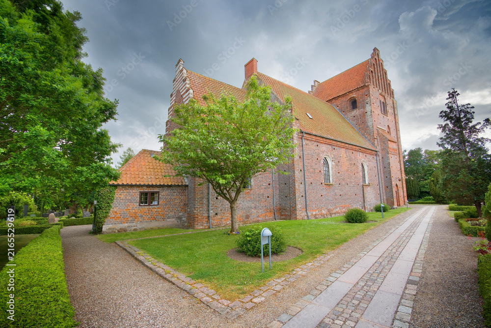 Fototapeta premium Keldby Church on Møn island in southeastern Denmark
