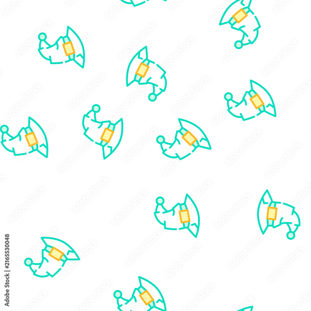 Obraz premium fantasy event vector seamless pattern fantasy event sign illustration