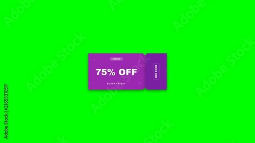 75 percent off purple coupon for black friday sale