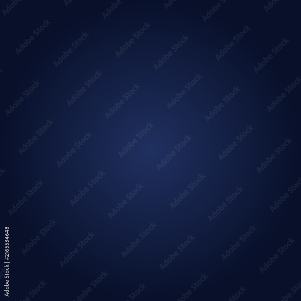 Obraz premium Deep navy blue vignette background, abstract design for professional presentation, website header, or product advertisement.