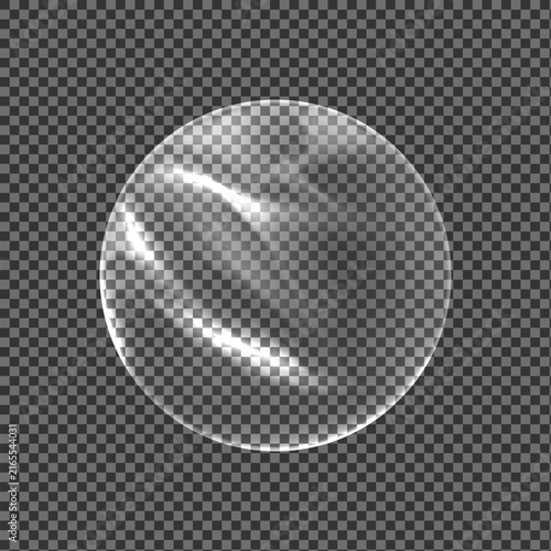 A realistic round transparent sticker peel effect isolated on a dark grey checkered background for graphic design