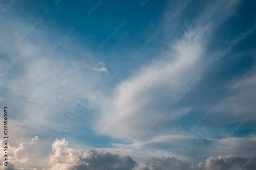 Fototapeta premium Beautiful pattern of clouds in the sky.