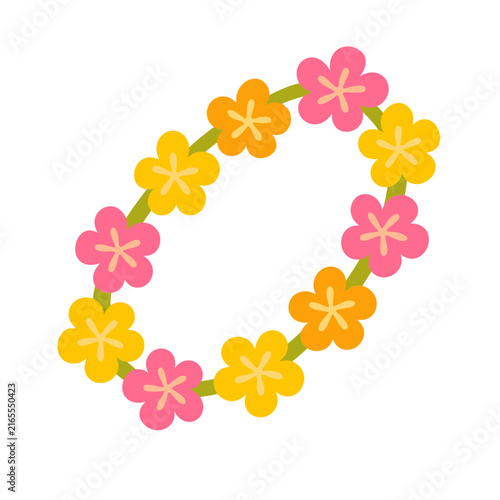 hawaiian flower necklace