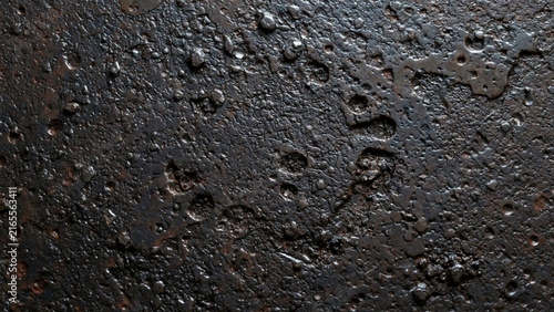 Rough Cast Iron Skillet Texture