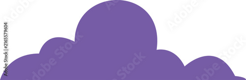 Cloud Silhouette Isolated