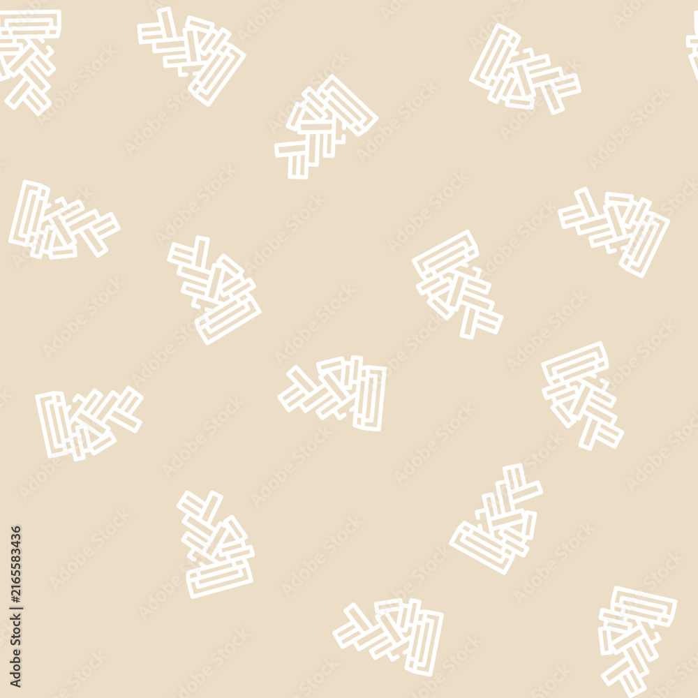Fototapeta premium design shelf furniture line seamless pattern design shelf furniture thin line illustration