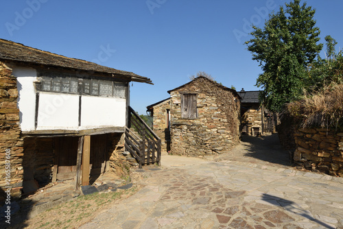 Village of Santa Cruz de los Cuerragos (ethnographic complex), Zamora province, Castile and Leon, Spain