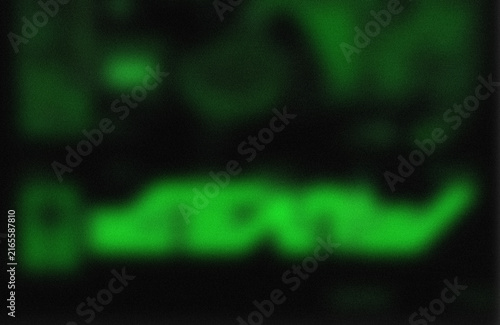 Bild auf Leinwand Glowing green abstract light pattern