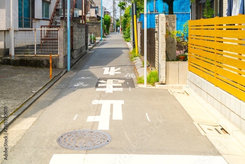 住宅密集地　新築時のセットバックイメージ