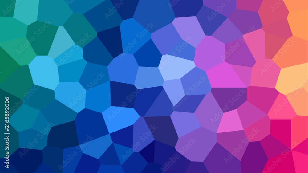 Obraz premium Colorful Abstract Polygonal Mosaic Background with Vibrant Blue Purple Pink and Cyan Gradient