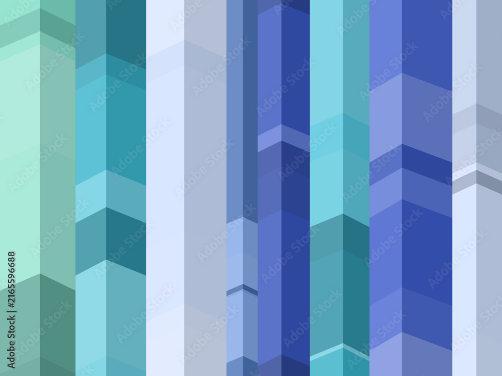 Fototapeta premium Modern Crystal Facet Columns Abstract Cool Background