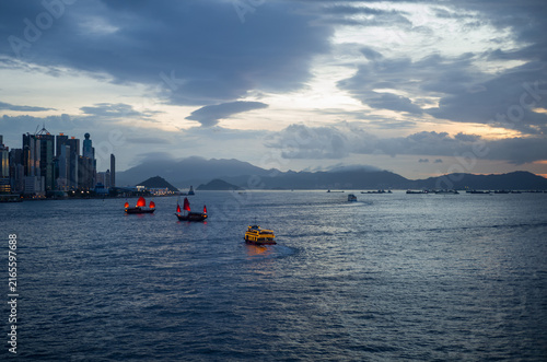 Foto boats on the river