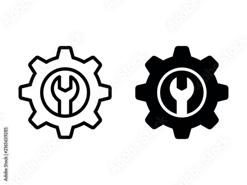 Maintainance icon minimal logo collection
