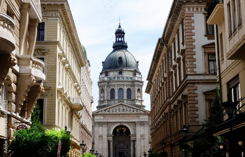 Architecture and street scenes in central Budapest, the capital of Hungary, Hungary