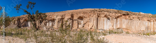 Принти на полотні A panorama view of the rock hewn sides of the Anashuayco Quarry on the outskirts