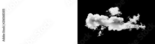 Realistic isolated cloud overlay presented on black background with ready to use transparent PNG version, ideal for photo editing, compositing, digital design and atmospheric effects.