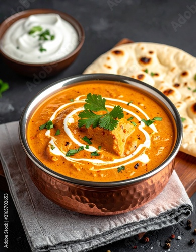  Delicious Indian Butter Chicken Curry With Naan Bread