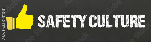 Plakat w ramie Safety Culture 