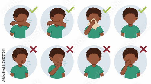 Proper sneezing and coughing etiquette for children: do's and don'ts