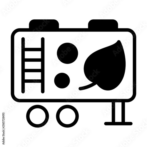 Biofuel Tank Vector Icon