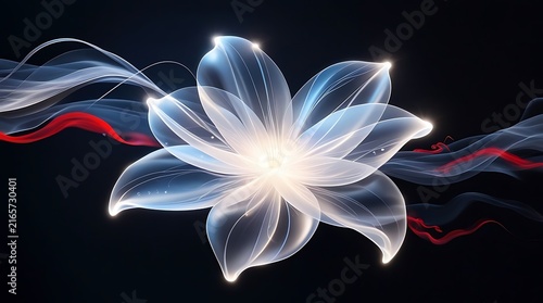 Futuristic Light Blossom