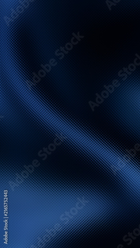 Abstract luxury deep blue color waves background with premium tiny lens frosted glass texture vertical composition perfect for mobile device wallpapers.