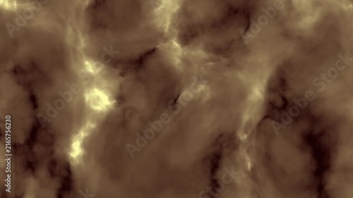 Abstract golden brown smoke and cloud texture background