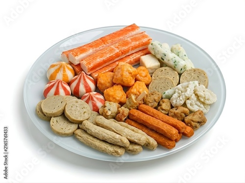Assortment of Asian Hot Pot and Steamboat Ingredients