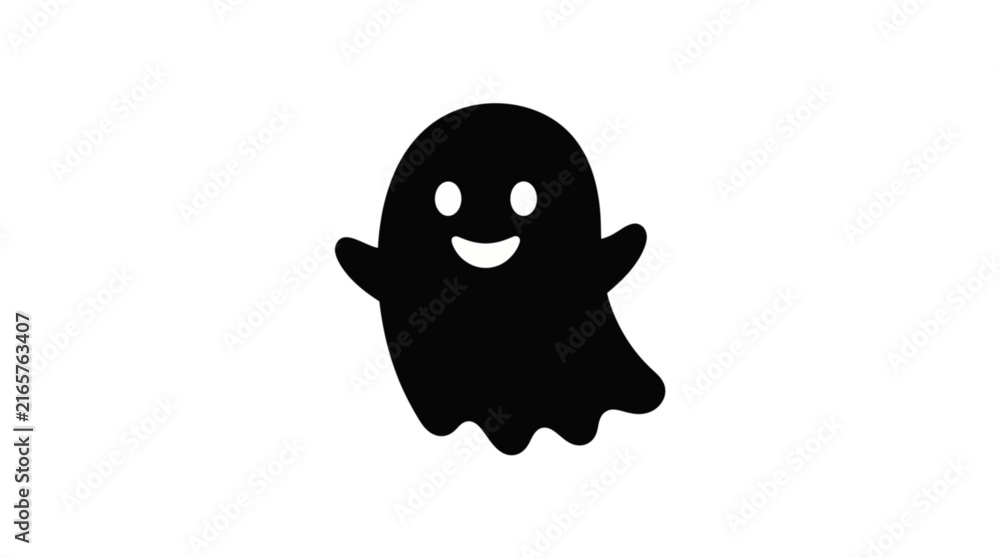 Obraz premium scary halloween ghost