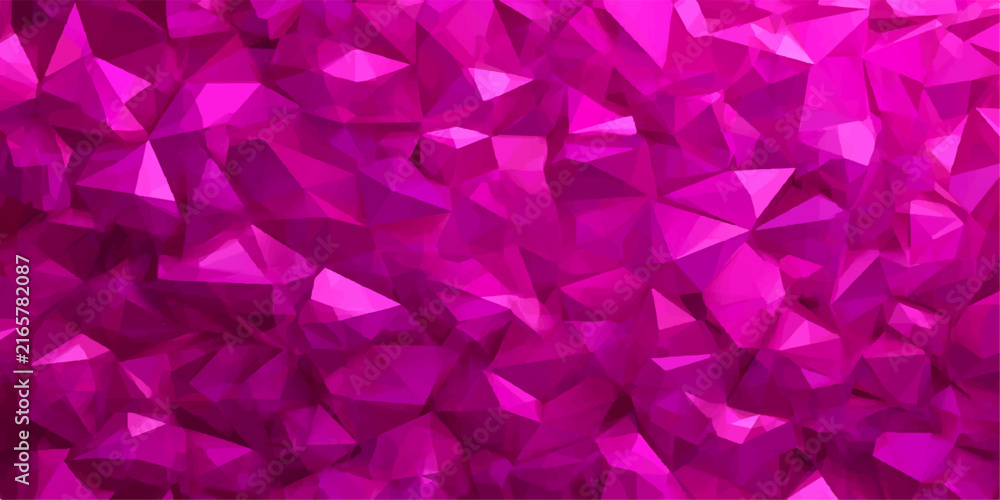 Fototapeta premium Vibrant Crystal Facets A stunning abstract background showcasing a multitude of shimmering pink crystal facets, intricately detailed and reflecting light with mesmerizing depth and texture.