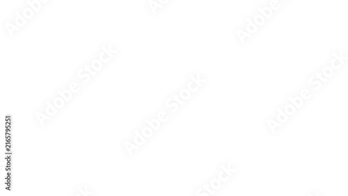 Fotografía Abstract composition of long intersecting white straight lines creating a comple