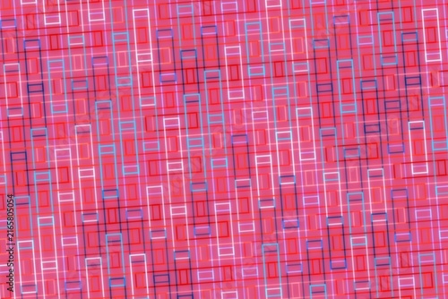 Abstract pink geometric pattern with rectangles and lines