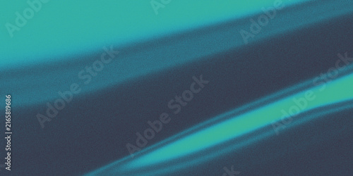 Bild auf Leinwand Abstract dark teal and green background with smooth flowing lines and textured surface