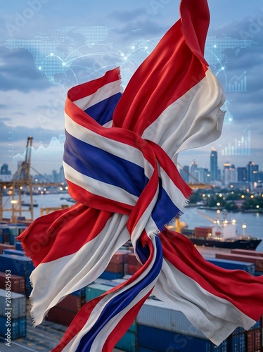 Thailand and Indonesia. ASEAN Trade Relations and Economic Partnership. Bilateral trade, ASEAN economic cooperation, supply chain, infrastructure development, and industrial alliance